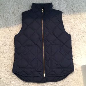 J.Crew Factory quilted puffer vest - Navy